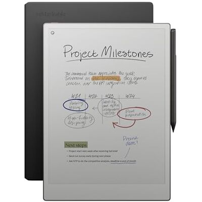 reMarkable Zestaw Luxury Paper Pro Tablet E-Ink Wyświetlacz Kolorowy 11,8" + Rysik Marker Plus ze Zintegrowaną Gumką + Etui Book Folio Skórzane Czarne reMarkable Zestaw Luxury Paper Pro Tablet E-Ink Wyświetlacz Kolorowy 11,8" + Rysik Marker Plus ze Zintegrowaną Gumką + Etui Book Folio Skórzane Czarne