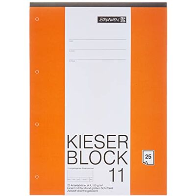 BRUNNEN 1026366221 10X blok rysunkowy A4 Kieser kar 25Bl, MDF BRUNNEN 1026366221 10X blok rysunkowy A4 Kieser kar 25Bl, MDF