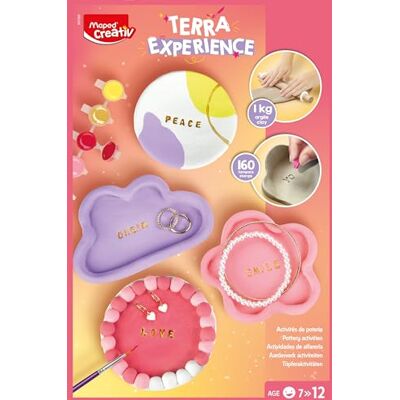 Maped CREATIV Terra Experience Zestaw garncarski Kreatywna aktywność DIY dla dzieci do tworzenia i dostosowywania glinianych kubków ze stemplami, narzędziami i przewodnikami krok po kroku od 7 Maped CREATIV Terra Experience Zestaw garncarski Kreatywna aktywność DIY dla dzieci do tworzenia i dostosowywania glinianych kubków ze stemplami, narzędziami i przewodnikami krok po kroku od 7