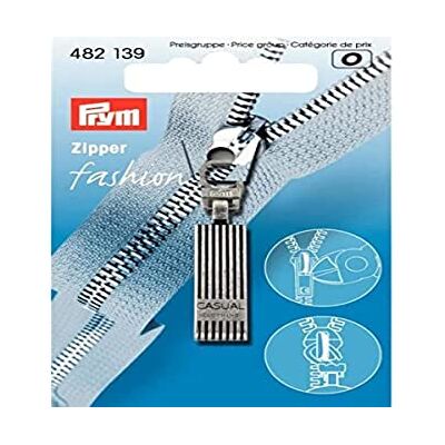 Prym Casual Old Srebrny zamek błyskawiczny 1 Sztuk Prym Casual Old Srebrny zamek błyskawiczny 1 Sztuk