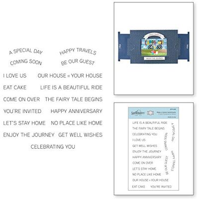 Spellbinders Zestaw przezroczystych stempli Spellbinders Zestaw przezroczystych stempli