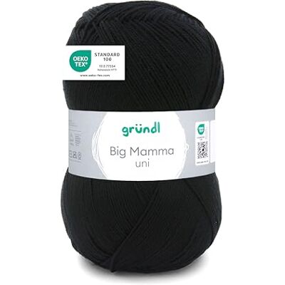 Wełna Gründl 2611-146 - Czarna - Wszechstronna 400g Wełna Gründl 2611-146 - Czarna - Wszechstronna 400g