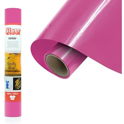 SISER ® EasyWeed® fuksja, 30 cm x 1 m termotransferowy winyl do personalizacji tekstyliów SISER ® EasyWeed® fuksja, 30 cm x 1 m termotransferowy winyl do personalizacji tekstyliów