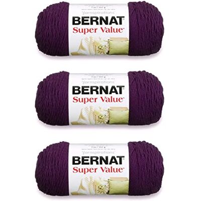 Bernat Przędza Super Value, 3 sztuki, morwa 3 szt Bernat Przędza Super Value, 3 sztuki, morwa 3 szt