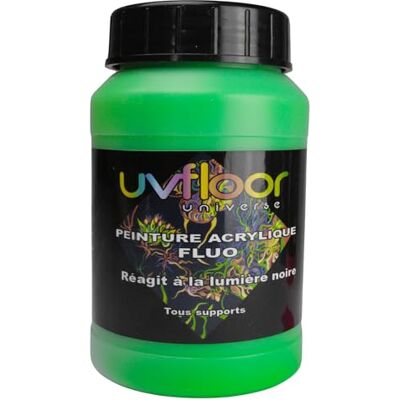 UV FLOOR UVFLOOR UV FLOOR Farba akrylowa Fluo Green Special Black And Ultra Violet Light Błyskotliwa Płynna i Ultra Pigmentowana Fluorescencyjna 250ml UV FLOOR UVFLOOR UV FLOOR Farba akrylowa Fluo Green Special Black And Ultra Violet Light Błyskotliwa Płynna i Ultra Pigmentowana Fluorescencyjna 250ml