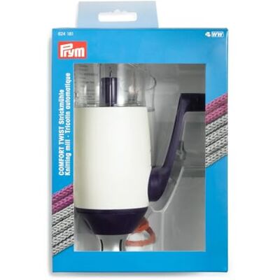 Prym Comfort Twist Młynek Dziewiarski, Metal, Biały, 19 x 13 x 6 cm Prym Comfort Twist Młynek Dziewiarski, Metal, Biały, 19 x 13 x 6 cm