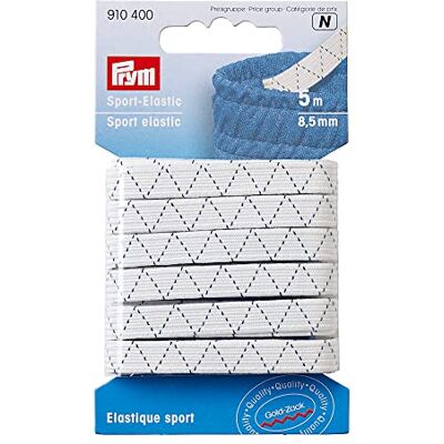 Prym Sport Biały (8.5mm) Elastyczny 1x5m Prym Sport Biały (8.5mm) Elastyczny 1x5m