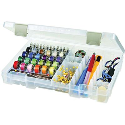 ArtBin 10.75"X7.375"X1.75" półprzezroczysty Sew-Lutions Bobbin & Supply Box 6911AB ArtBin 10.75"X7.375"X1.75" półprzezroczysty Sew-Lutions Bobbin & Supply Box 6911AB