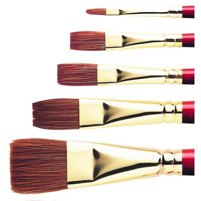 Winsor & Newton Sceptre Gold II 303 Series Krótki Uchwyt Akwarelowy Pędzel, 3 mm Rozmiar Winsor & Newton Sceptre Gold II 303 Series Krótki Uchwyt Akwarelowy Pędzel, 3 mm Rozmiar