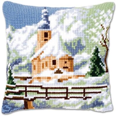 Vervaco PN-0148429 Poduszka do haftu krzyżykowego Śnieg - Zestaw do haftu Vervaco PN-0148429 Poduszka do haftu krzyżykowego Śnieg - Zestaw do haftu