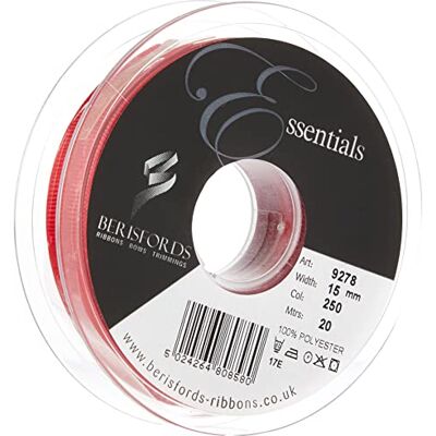 Berisfords drabina, poliester, czerwony, 10,4 x 10,4 x 1,9 cm Berisfords drabina, poliester, czerwony, 10,4 x 10,4 x 1,9 cm