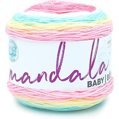 Lion Brand Yarn 526-216 Mandala Baby Yarn, Narnia Lion Brand Yarn 526-216 Mandala Baby Yarn, Narnia