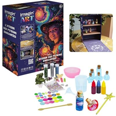 SilverLit – Imagin’Art – Pracownia Zaczarowanych Mikstur – Kreatywny zestaw alchemii magicznej – Fiolki i magiczne przepisy – Kreatywna zabawa dla dzieci SilverLit – Imagin’Art – Pracownia Zaczarowanych Mikstur – Kreatywny zestaw alchemii magicznej – Fiolki i magiczne przepisy – Kreatywna zabawa dla dzieci