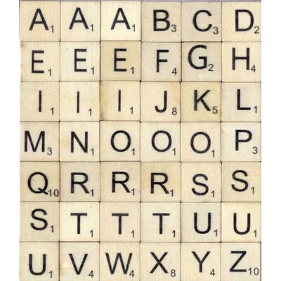 Litery Drewniane Artemio Scrabble - Gra Planszowa Litery Drewniane Artemio Scrabble - Gra Planszowa