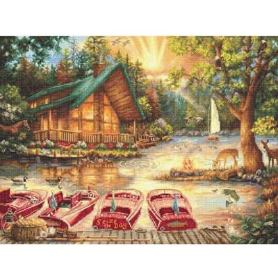 LUCAS LetiStitch Zestaw do haftu krzyżykowego LETI 963 Szesnaście dnia LUCAS LetiStitch Zestaw do haftu krzyżykowego LETI 963 Szesnaście dnia