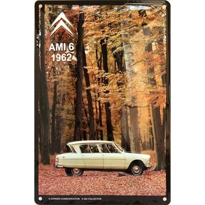 I&S / Les collections rétro IETS15032RB Citroën Ami 6 1962" I&S Collector (20 x 30 cm) *model tłoczony* I&S / Les collections rétro IETS15032RB Citroën Ami 6 1962" I&S Collector (20 x 30 cm) *model tłoczony*