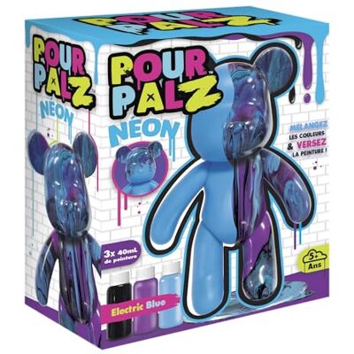 SilverLit – Pour Palz – Zestaw malowania neonowego – Figura zwierzęcia 20 cm – Malowanie marmurkowe – Od 5 lat SilverLit – Pour Palz – Zestaw malowania neonowego – Figura zwierzęcia 20 cm – Malowanie marmurkowe – Od 5 lat