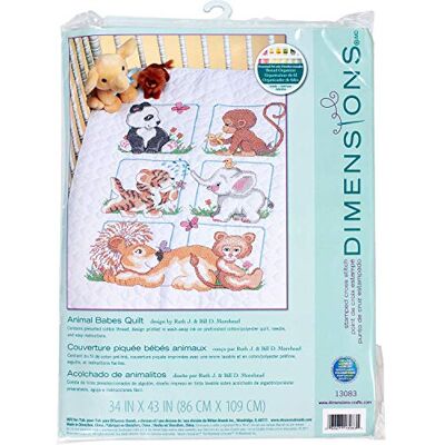 Zestaw do haftu krzyżykowego Animal Babes - Wzór, igła, instrukcje Zestaw do haftu krzyżykowego Animal Babes - Wzór, igła, instrukcje