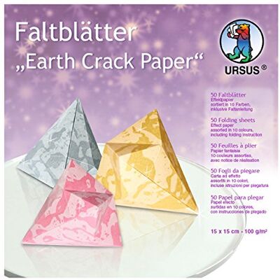 Ursus Earth Crack Paper - Składane arkusze - 10 Kolorów Papier do rękodzieła Ursus Earth Crack Paper - Składane arkusze - 10 Kolorów Papier do rękodzieła