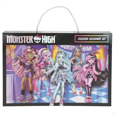 COLORBABY Monster High zestaw do projektowania i mody, ozdobny folder, długopisy, markery, naklejki, stemple i sylwetki, do personalizacji, malowania i kolorowania, projektowania i ubierania się COLORBABY Monster High zestaw do projektowania i mody, ozdobny folder, długopisy, markery, naklejki, stemple i sylwetki, do personalizacji, malowania i kolorowania, projektowania i ubierania się