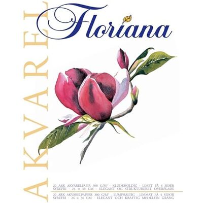 PLAY-CUT Floriana Akvarel 24 x 30 cm, 20 arkuszy PLAY-CUT Floriana Akvarel 24 x 30 cm, 20 arkuszy
