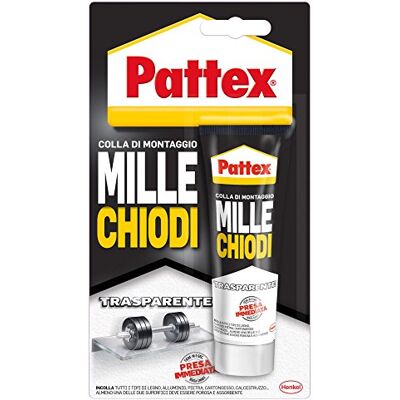 Pattex Gwoździe milowe w opakowaniu blistrowym, 40 g, przezroczyste Pattex Gwoździe milowe w opakowaniu blistrowym, 40 g, przezroczyste