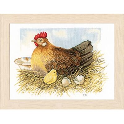 Lanarte opakowanie z wzorem licznika matka henna Aida opakowanie ściegu krzyżykowego, bawełna, wielokolorowe, 31 x 23 x 0,3 cm Lanarte opakowanie z wzorem licznika matka henna Aida opakowanie ściegu krzyżykowego, bawełna, wielokolorowe, 31 x 23 x 0,3 cm