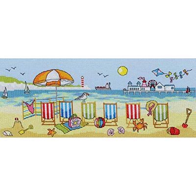 Bothy Threads Deckchair Fun liczony haft krzyżykowy zestaw z Bothy Threads Deckchair Fun liczony haft krzyżykowy zestaw z