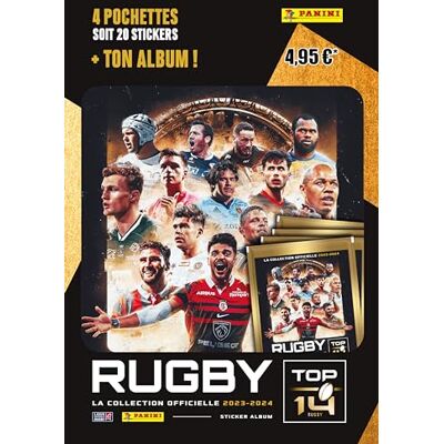 Panini RUGBY TOP 14 2023-2024 Album + 4 kieszenie Panini RUGBY TOP 14 2023-2024 Album + 4 kieszenie