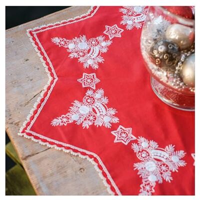 Vervaco Zestaw do Haftu Obrusu z Nadrukiem Zestaw do Haftu Obrusu Haft Płaski CHOINKA Zestaw Kreatywny dla Dorosłych 75 x 75 cm DIY Dekoracja Świąteczna ze Zmywalnym Wzorem Cross Stitch Kit Vervaco Zestaw do Haftu Obrusu z Nadrukiem Zestaw do Haftu Obrusu Haft Płaski CHOINKA Zestaw Kreatywny dla Dorosłych 75 x 75 cm DIY Dekoracja Świąteczna ze Zmywalnym Wzorem Cross Stitch Kit