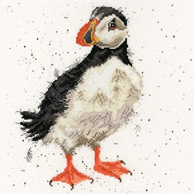 Zestaw do haftu krzyżykowego z liczeniem Puffin Little Clown od Bothy Threads - Aida nakrapiana 14-kolowa Zestaw do haftu krzyżykowego z liczeniem Puffin Little Clown od Bothy Threads - Aida nakrapiana 14-kolowa