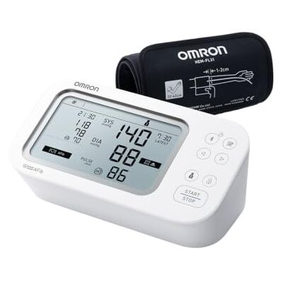 Omron Ciśnieniomierz X7 Smart AFib, Wykrywanie migotania przedsionków Wykrywanie migotania przedsionków przy każdej kontroli ciśnienia krwi, Potwierdzone klinicznie, w tym ciąża i cukrzyca Omron Ciśnieniomierz X7 Smart AFib, Wykrywanie migotania przedsionków Wykrywanie migotania przedsionków przy każdej kontroli ciśnienia krwi, Potwierdzone klinicznie, w tym ciąża i cukrzyca