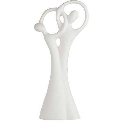 DRW Figurka Para Zakochanych Biała Ceramiczna 14,5x31x8 cm DRW Figurka Para Zakochanych Biała Ceramiczna 14,5x31x8 cm