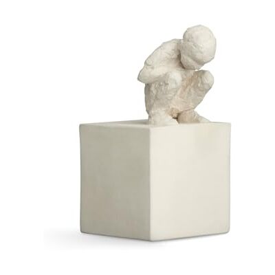 HAK Kähler Kähler Ciekawski H12,5 cm Character Rzeźby nieglazurowane, białe HAK Kähler Kähler Ciekawski H12,5 cm Character Rzeźby nieglazurowane, białe