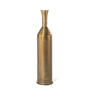 H&H aluminiowy wazon chennai zdobiony w kolorze mosiądzu h 75 cm H&H aluminiowy wazon chennai zdobiony w kolorze mosiądzu h 75 cm