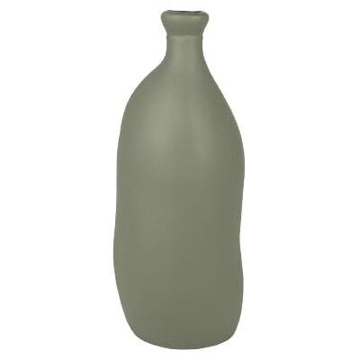 Urban Living Natural Living Wazon Lea 10,5 l Oliwkowy szklany recykling D26XH50CM Urban Living Natural Living Wazon Lea 10,5 l Oliwkowy szklany recykling D26XH50CM