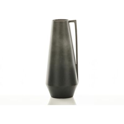 Tomasucci WINK DESIGN Wazon ELLA-B wazon ceramiczny wygląd kamienia kolor antracytowy 16 x 16 x 36 cm Tomasucci WINK DESIGN Wazon ELLA-B wazon ceramiczny wygląd kamienia kolor antracytowy 16 x 16 x 36 cm