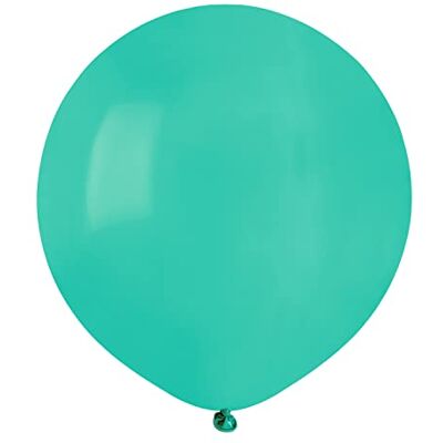 Ciao Koperta 25 balonów z naturalnego lateksu premium G150 (Ø 48 cm / 19"), turkusowo-zielony Ciao Koperta 25 balonów z naturalnego lateksu premium G150 (Ø 48 cm / 19"), turkusowo-zielony