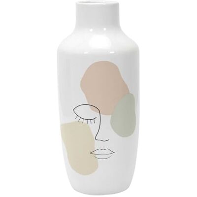 HOME DECO FACTORY , HD9109, wazon ceramiczny Poesie Formelle, współczesny design, wszechstronny przedmiot dekoracyjny, idealny do kwiatów lub dekoracji, wymiary W29 cm HOME DECO FACTORY , HD9109, wazon ceramiczny Poesie Formelle, współczesny design, wszechstronny przedmiot dekoracyjny, idealny do kwiatów lub dekoracji, wymiary W29 cm
