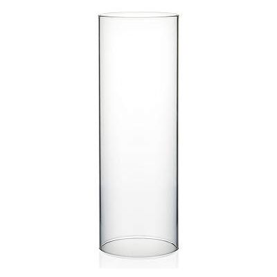 WGVI Świeczniki Hurricane, szerokie, 10 cm, wysokość 30 cm, przezroczysty szklany cylinder otwarty na obu końcach, rura kominowa, otwarty huragan, abażur świec, 1 sztuka WGVI Świeczniki Hurricane, szerokie, 10 cm, wysokość 30 cm, przezroczysty szklany cylinder otwarty na obu końcach, rura kominowa, otwarty huragan, abażur świec, 1 sztuka