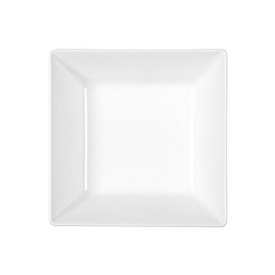 H&H Zestaw 6 piatti fondi Kwadrati Osaka in Stoneware Bianco cm 17x5H H&H Zestaw 6 piatti fondi Kwadrati Osaka in Stoneware Bianco cm 17x5H