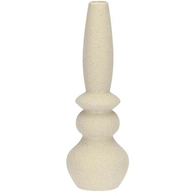 rituali domestici Wazon Deco Monofiore 4 poziomy z żywicy cementowej, 11 x 11 cm, głębokość 30 cm, kolekcja Multicurve rituali domestici Wazon Deco Monofiore 4 poziomy z żywicy cementowej, 11 x 11 cm, głębokość 30 cm, kolekcja Multicurve