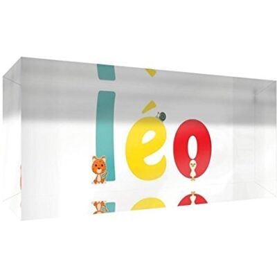 Little Helper lhv-léo-515blk-15fr przypomnienie dekoracja akryl przezroczysty polerowany jak diament styl ilustracyjny kolorowy z imieniem de jeune Jungen Leo 5 x 15 x 2 cm mały Little Helper lhv-léo-515blk-15fr przypomnienie dekoracja akryl przezroczysty polerowany jak diament styl ilustracyjny kolorowy z imieniem de jeune Jungen Leo 5 x 15 x 2 cm mały
