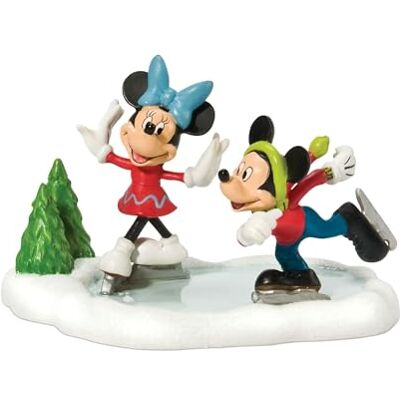 Department 56 Disney wieś akcesorium figurka, łyżwiarstwo Department 56 Disney wieś akcesorium figurka, łyżwiarstwo