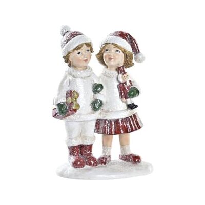 AlexandreHouse Żywiczna figurka, 10,5 x 6 x 15 NIòOS ROJO AlexandreHouse Żywiczna figurka, 10,5 x 6 x 15 NIòOS ROJO
