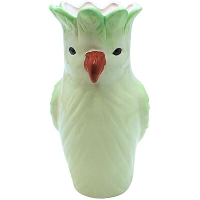 Dekohelden24 Wazon dekoracyjny XL, głowa wazonu, wazon na papugę, wazon na kwiaty, wazon zwierzęcy, wazon stołowy, wazon ceramiczny, wazon w kształcie papugi, ceramiczny wazon z dekoracją papugi z pomarańczowym Dekohelden24 Wazon dekoracyjny XL, głowa wazonu, wazon na papugę, wazon na kwiaty, wazon zwierzęcy, wazon stołowy, wazon ceramiczny, wazon w kształcie papugi, ceramiczny wazon z dekoracją papugi z pomarańczowym