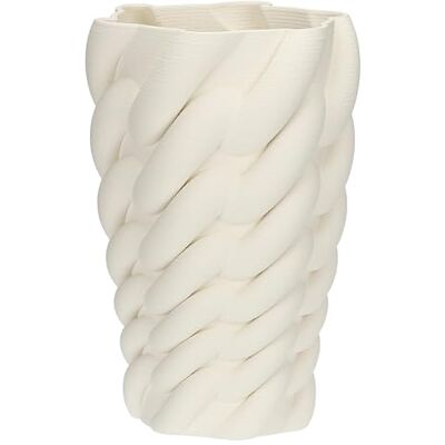 rituali domestici Wazon Deco w kształcie litery L, ceramiczny, 24 x 24 cm, głębokość 38 cm, kolekcja fabuły rituali domestici Wazon Deco w kształcie litery L, ceramiczny, 24 x 24 cm, głębokość 38 cm, kolekcja fabuły