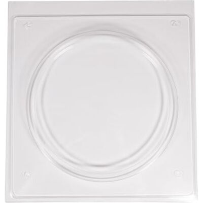 Rayher Forma do odlewania PET okrągła płyta dekoracyjna, 25 x 25 x 2 cm, krawędź 1,3 cm szerokości, 36140000 Rayher Forma do odlewania PET okrągła płyta dekoracyjna, 25 x 25 x 2 cm, krawędź 1,3 cm szerokości, 36140000