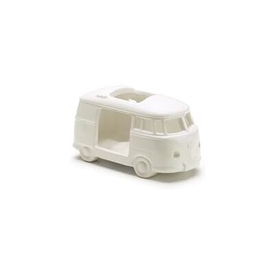 Volkswagen 5H9087798A podgrzewacze VW T1 Bulli Design porcelana świecznik na podgrzewacze, biały Volkswagen 5H9087798A podgrzewacze VW T1 Bulli Design porcelana świecznik na podgrzewacze, biały