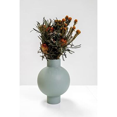 Wazon VASECE012 - Wazon ceramiczny, 26cm, zielony/szary - Wazon Wazon VASECE012 - Wazon ceramiczny, 26cm, zielony/szary - Wazon